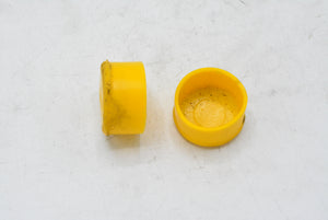 Benotto Handlebar End Plugs Yellow Vintage Barend Plugs Yellow