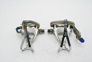 Campagnolo Chorus pedals with toe clips and straps