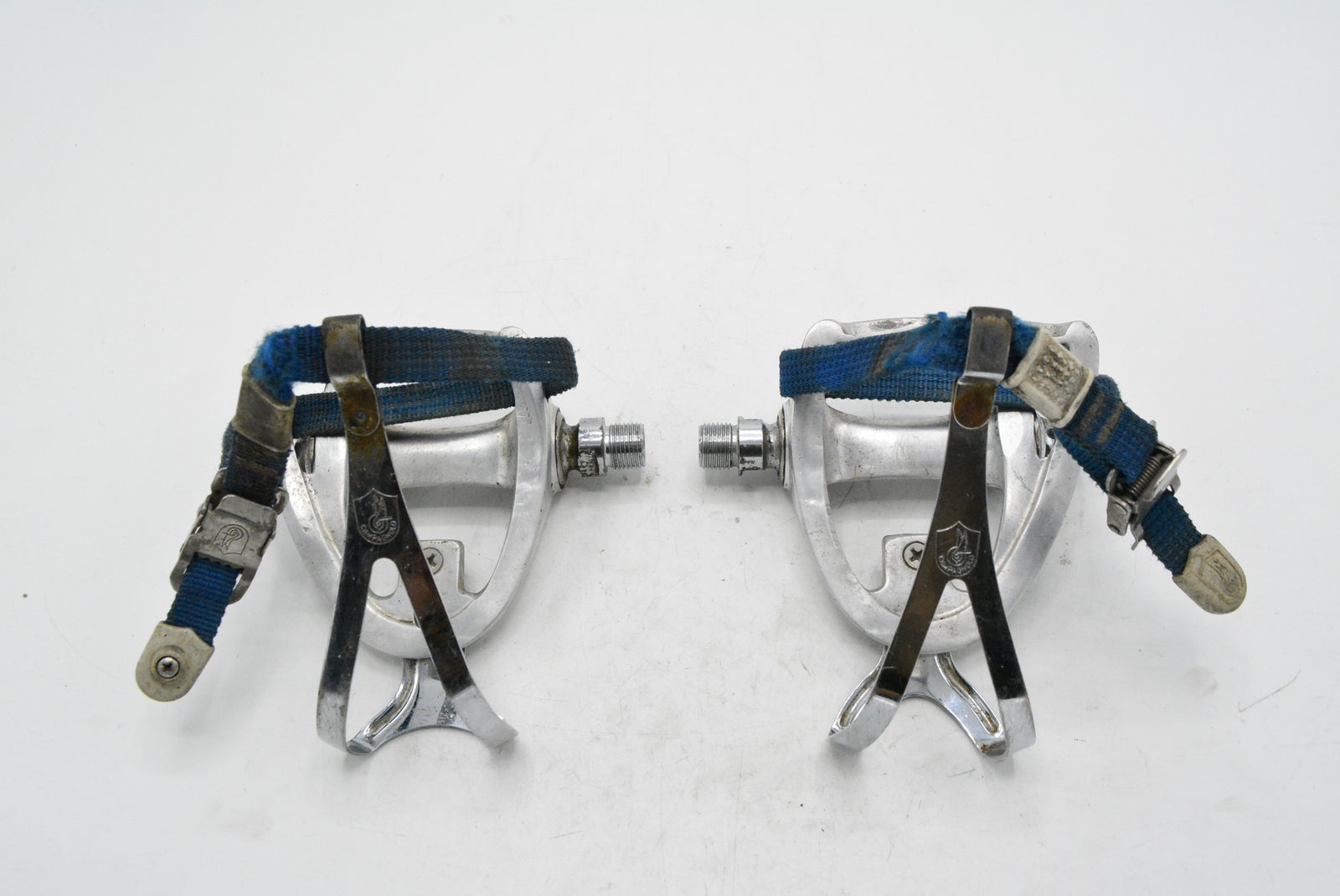 Campagnolo Triomphe Pedale mit Pedalhaken und Campagnolo Riemen