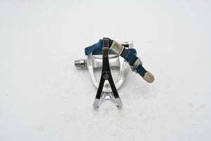 Campagnolo Triomphe pedals with toe clips and Campagnolo straps