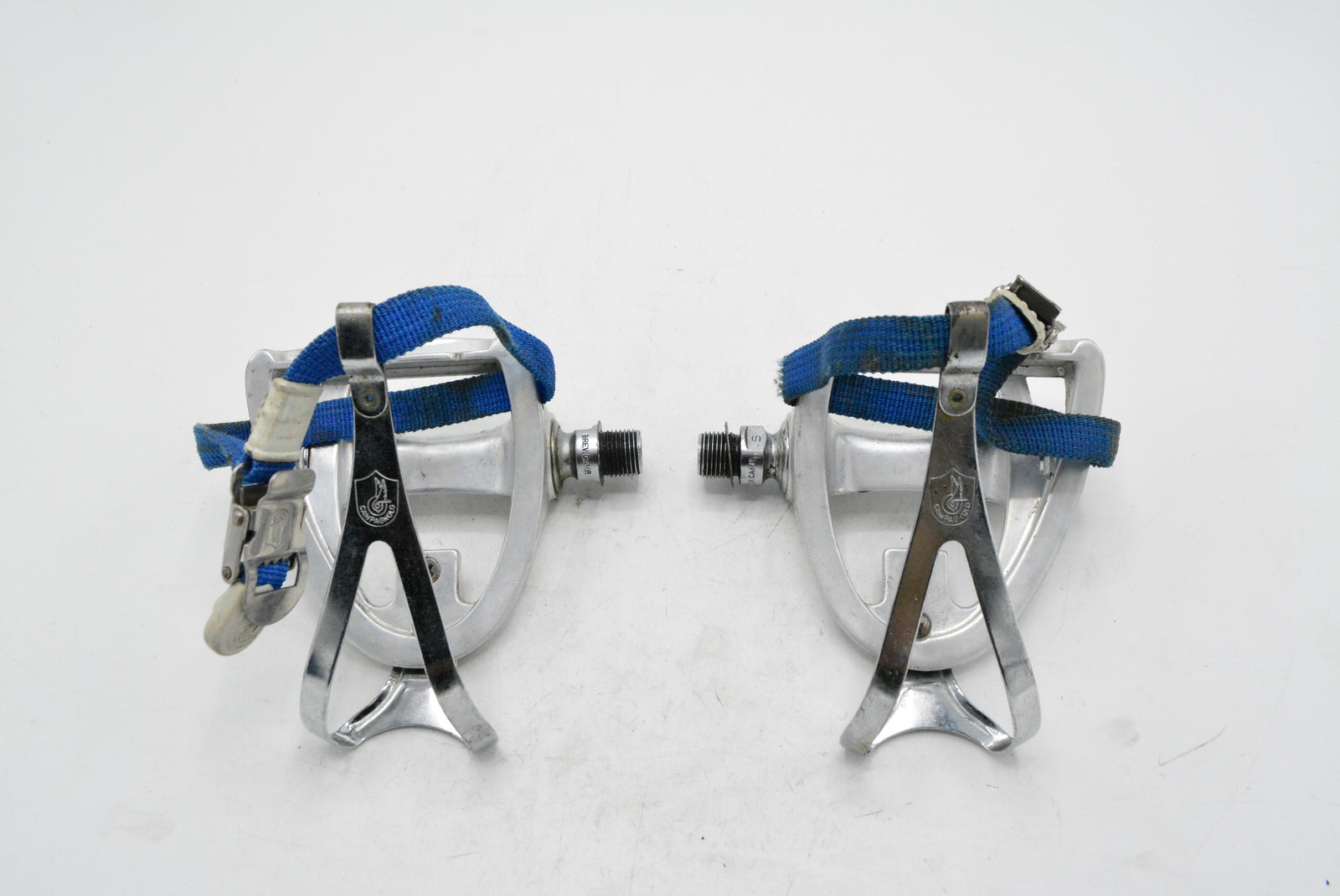 Campagnolo Triomphe Pedale mit Pedalhaken und Campagnolo Riemen