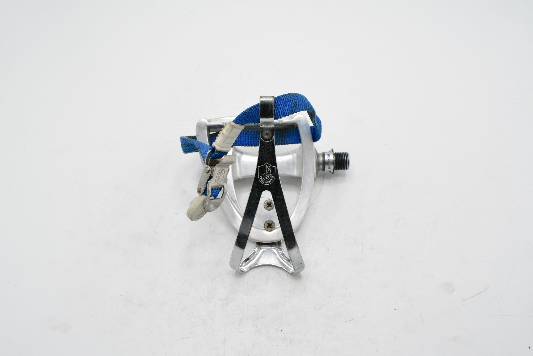 pedal mit riemen Campagnolo Triomphe Pedale mit Pedalhaken und Campagnolo Riemen