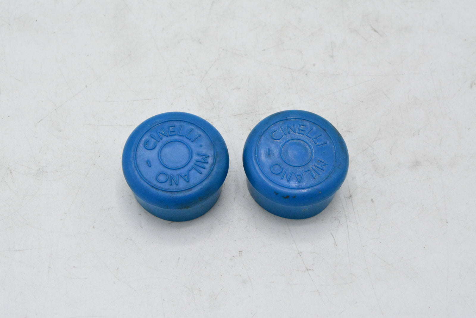 Cinelli Lenkerendstopfen Blau Vintage Barend Plugs