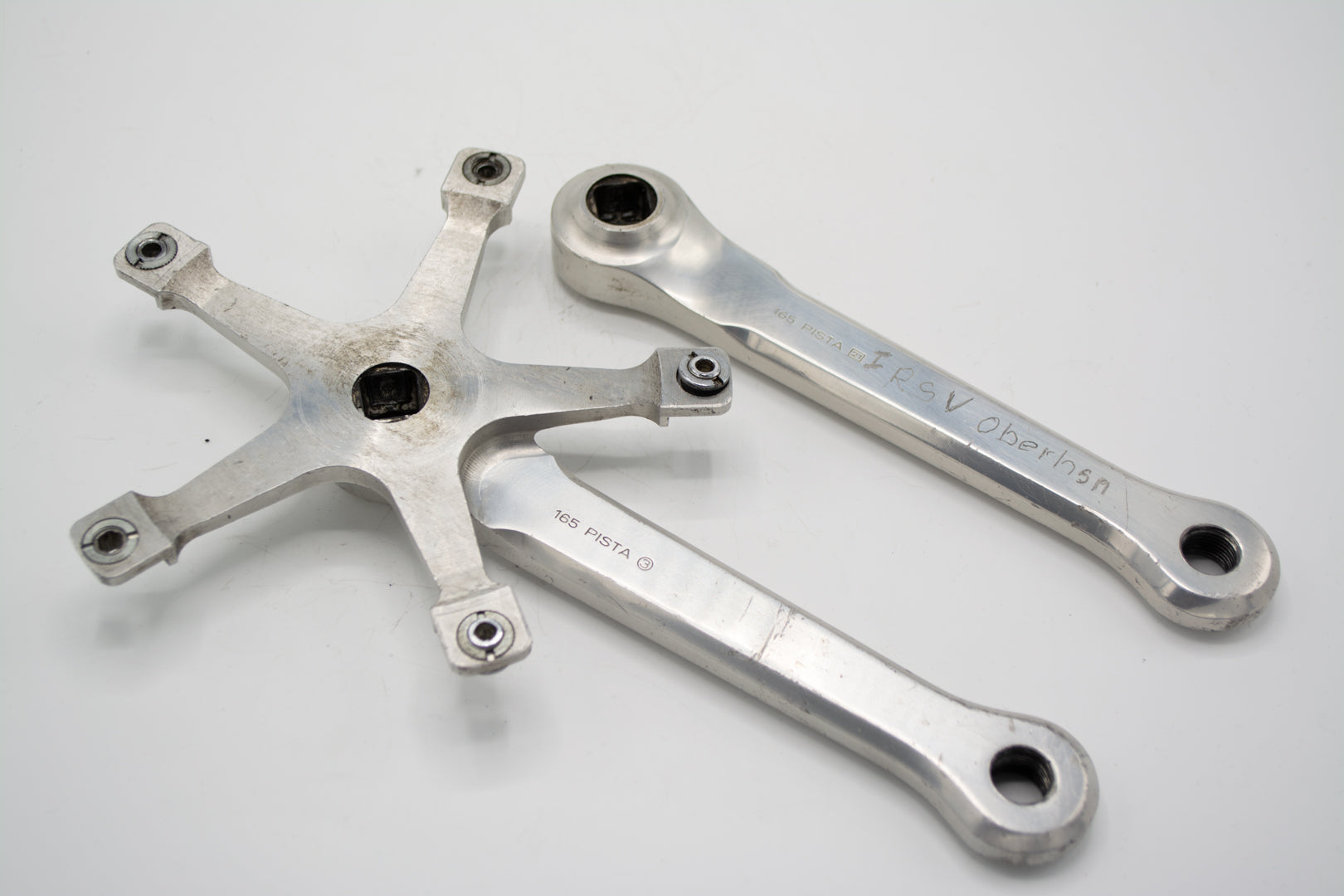 Pédalier De Piste Campagnolo Record Pista – 165mm, 47T, Pour Fixie, Occasion