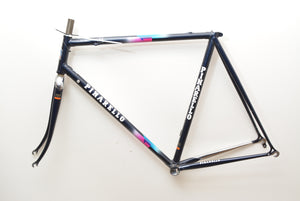 Pinarello yarış bisikleti iskeleti Vuelta 56cm NOS Yeni Eski Stok mavi