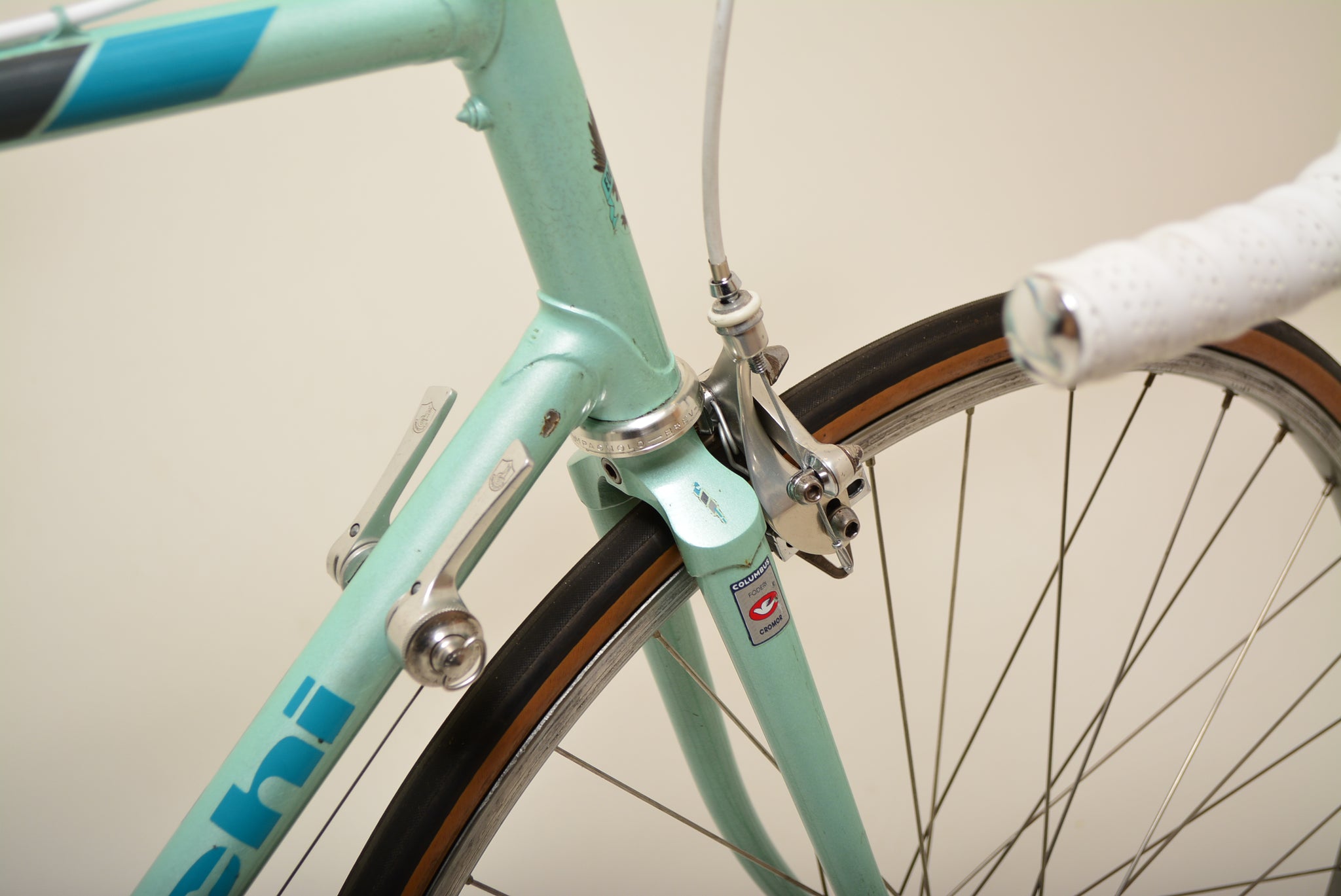 bianchi rennrad mit campagnolo Bianchi Rennrad Rekord 57cm Campagnolo Athena Vintage Steelbike