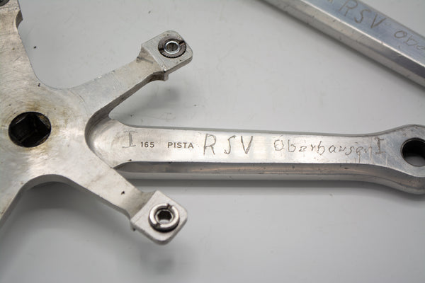 Pédalier BLB Super pista (165mm) 46D - Silver