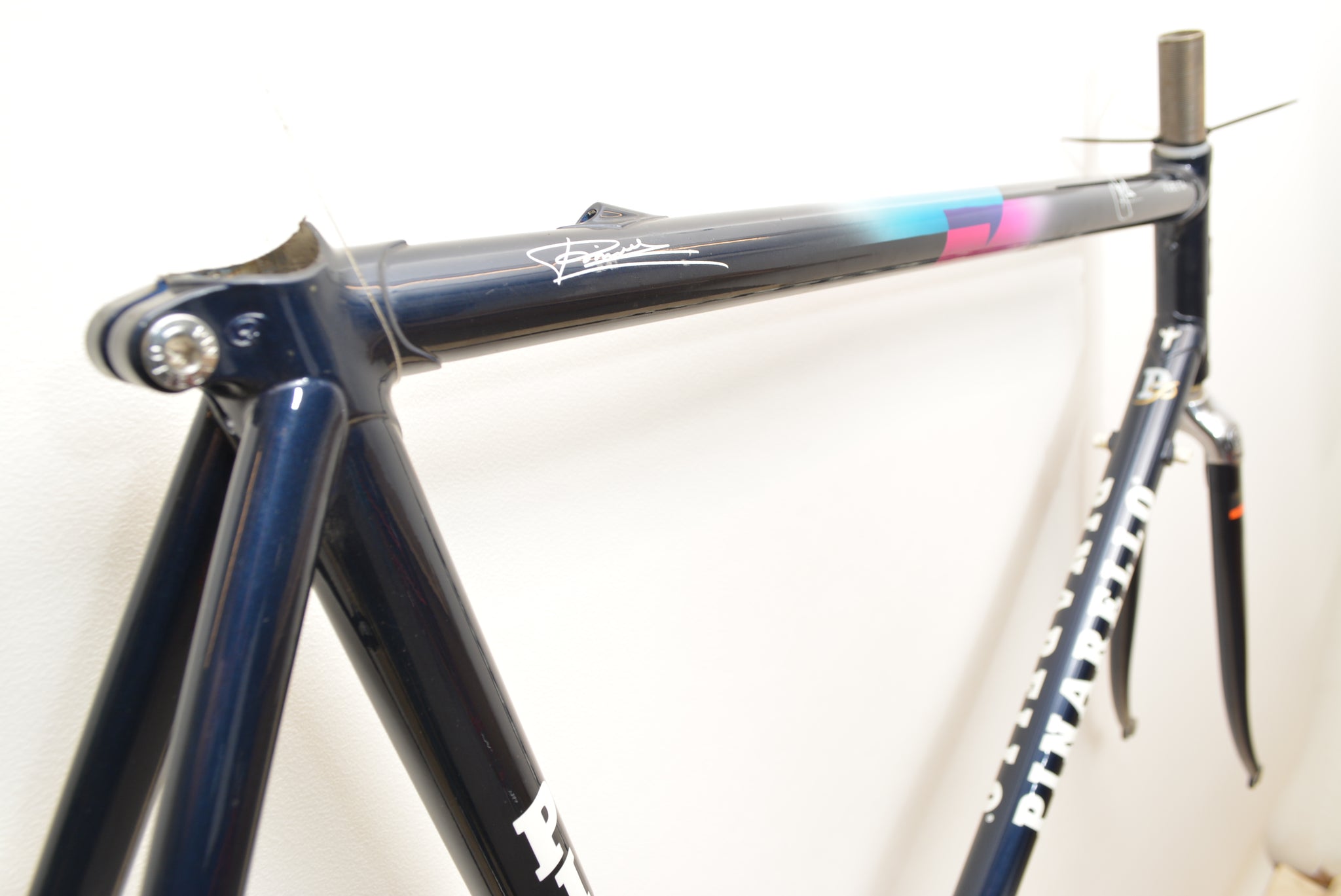 pinarello rennrad rahmen Pinarello Rennradrahmen Vuelta 56cm NOS New Old Stock blau