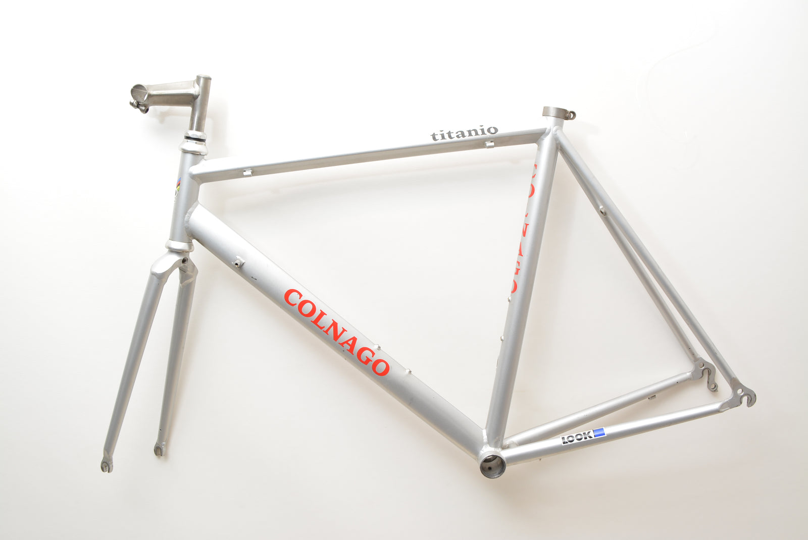 Colnago Master Rennradrahmen Titanio 52cm inkl. Titanvorbau