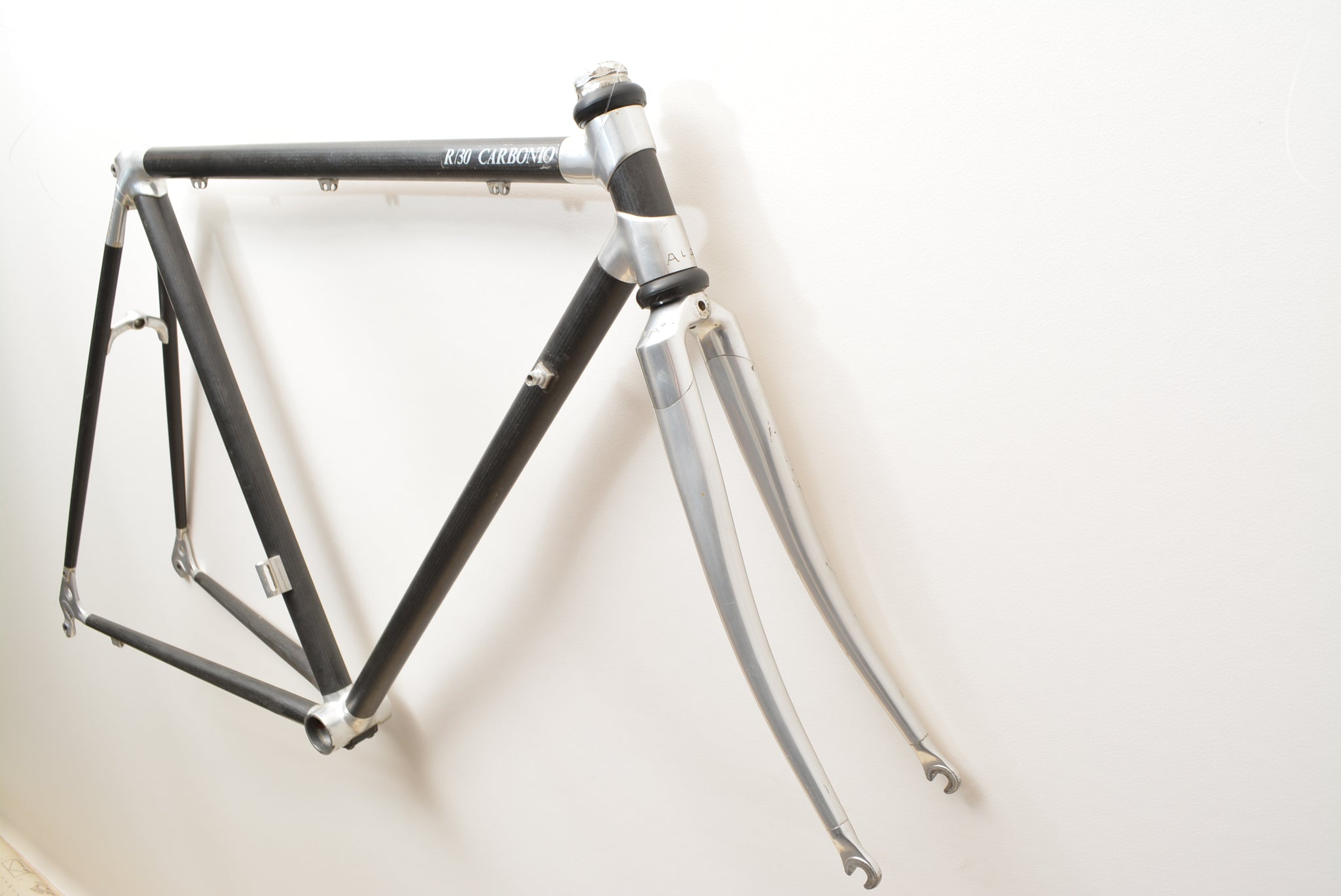 rennrad carbon oder alu ALAN Rennradrahmen R30 Carbonio 54,5cm Aluminium Carbon LoPro