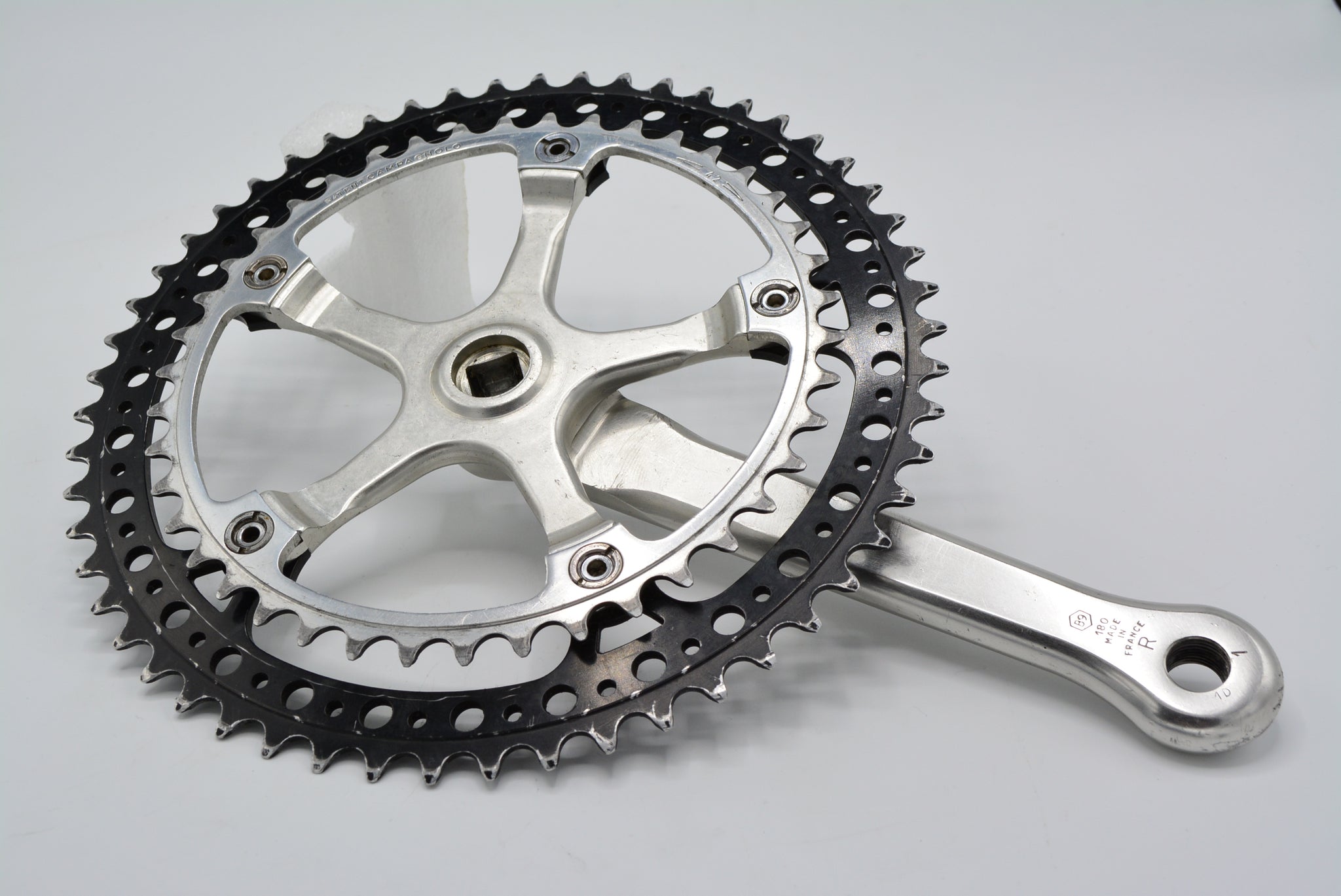 Pédalier Stronglight 107 Delta Aéro Crankset Track Pédalier Stronglight 107 Delta Aéro Crankset Track