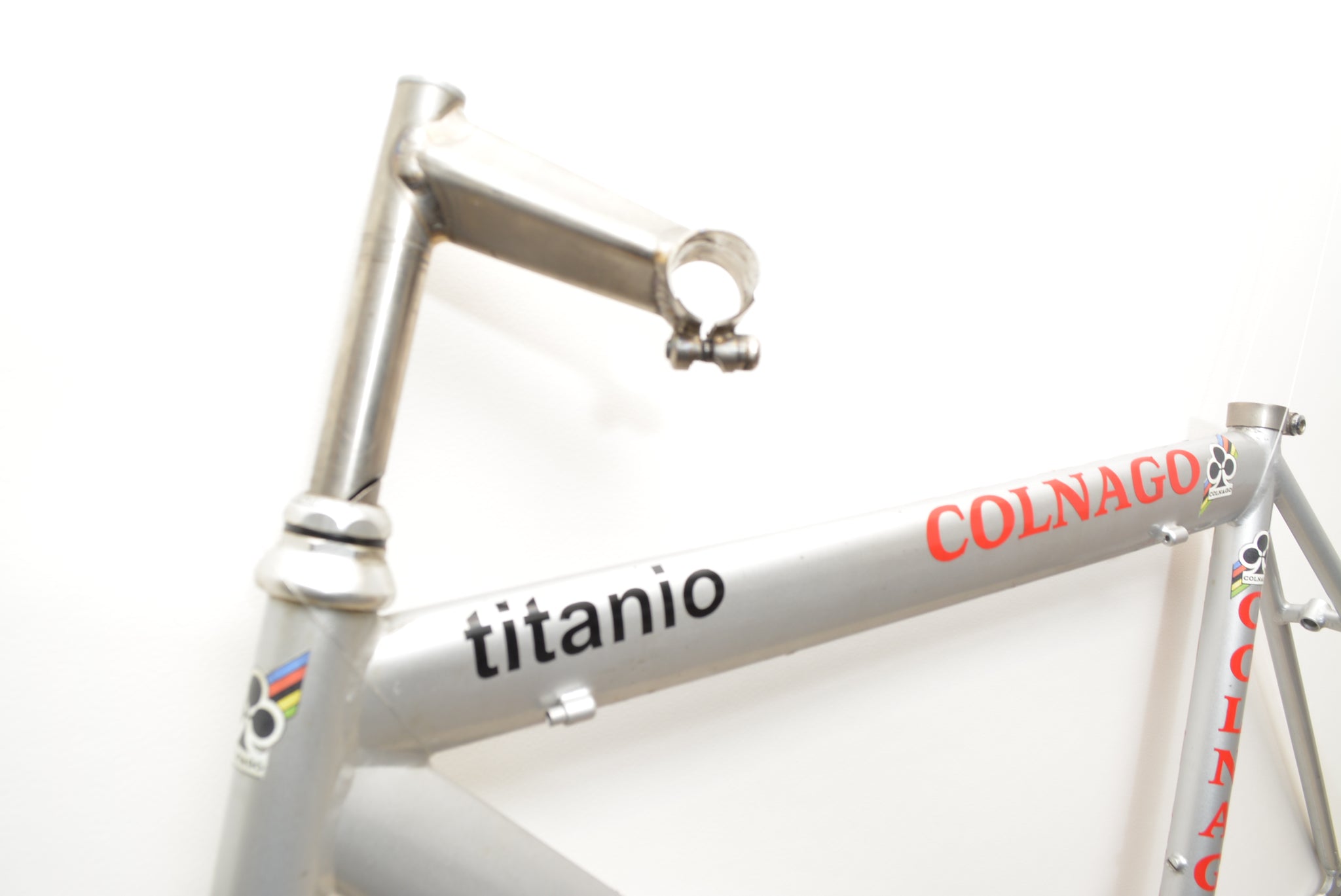Colnago Rennradrahmen Titanio Oval 51cm inkl. Titanvorbau