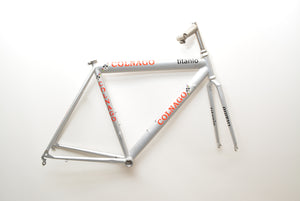 Colnago 경주용 자전거 프레임 Titanio 타원형 51cm 티타늄 스템 포함