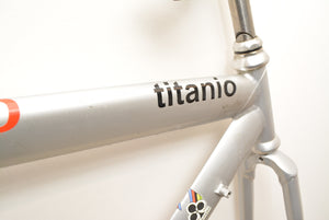 Colnago 赛车车架 Titanio Oval 51 厘米，含钛把立