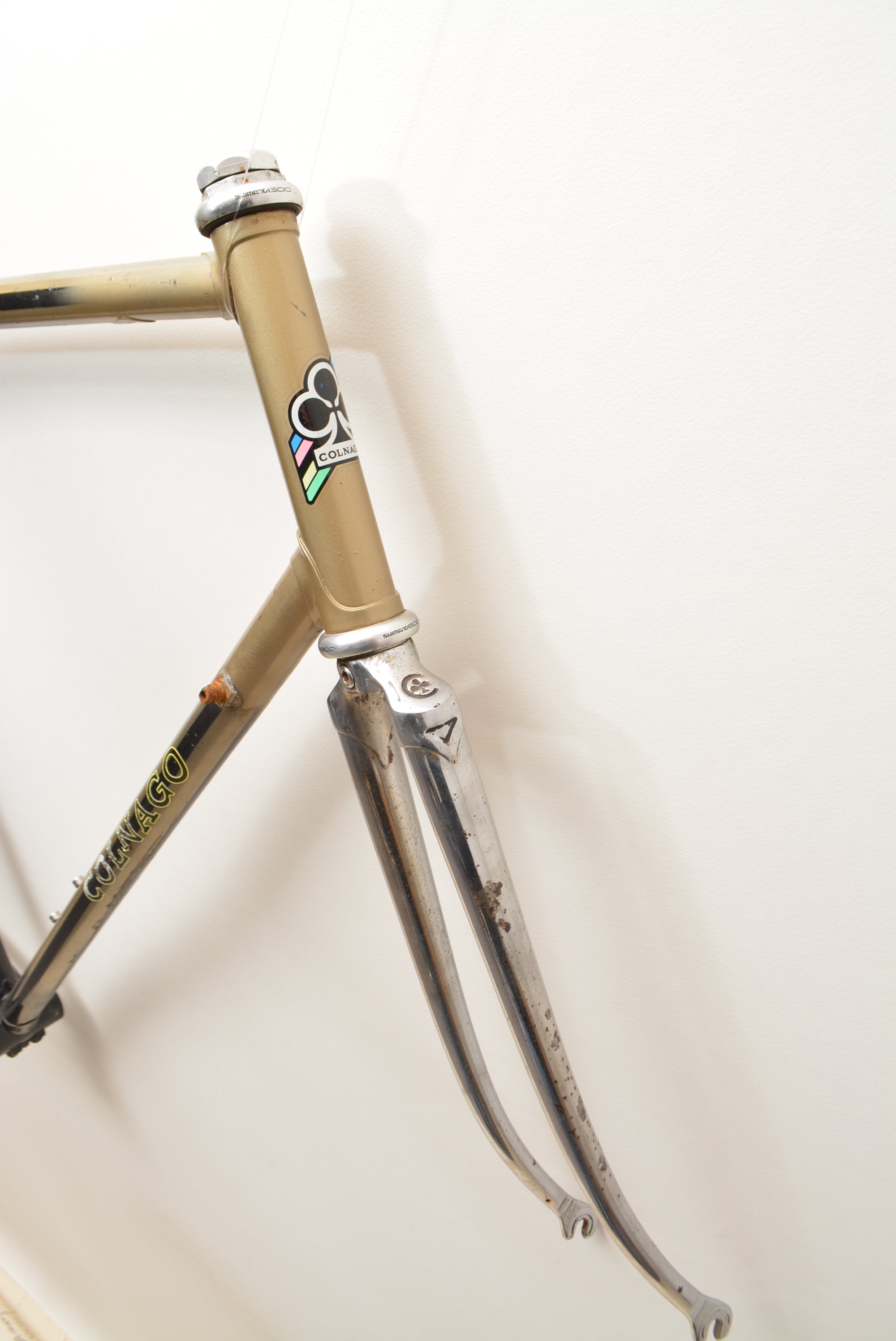 colnago stahlrahmen rennrad Colnago Rennradrahmen Super Columbus Super 91 58cm Ernesto Colnago