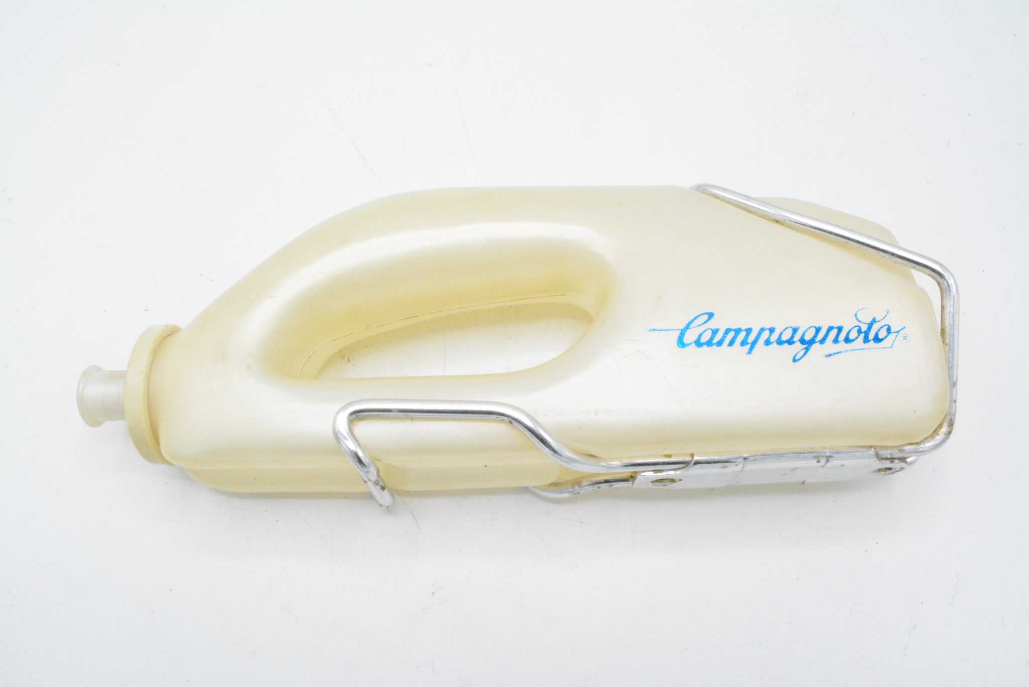 vintage trinkflasche rennrad Campagnolo Trinkflasche Vintage Borraccia Biodinamica 500 mit Halterun