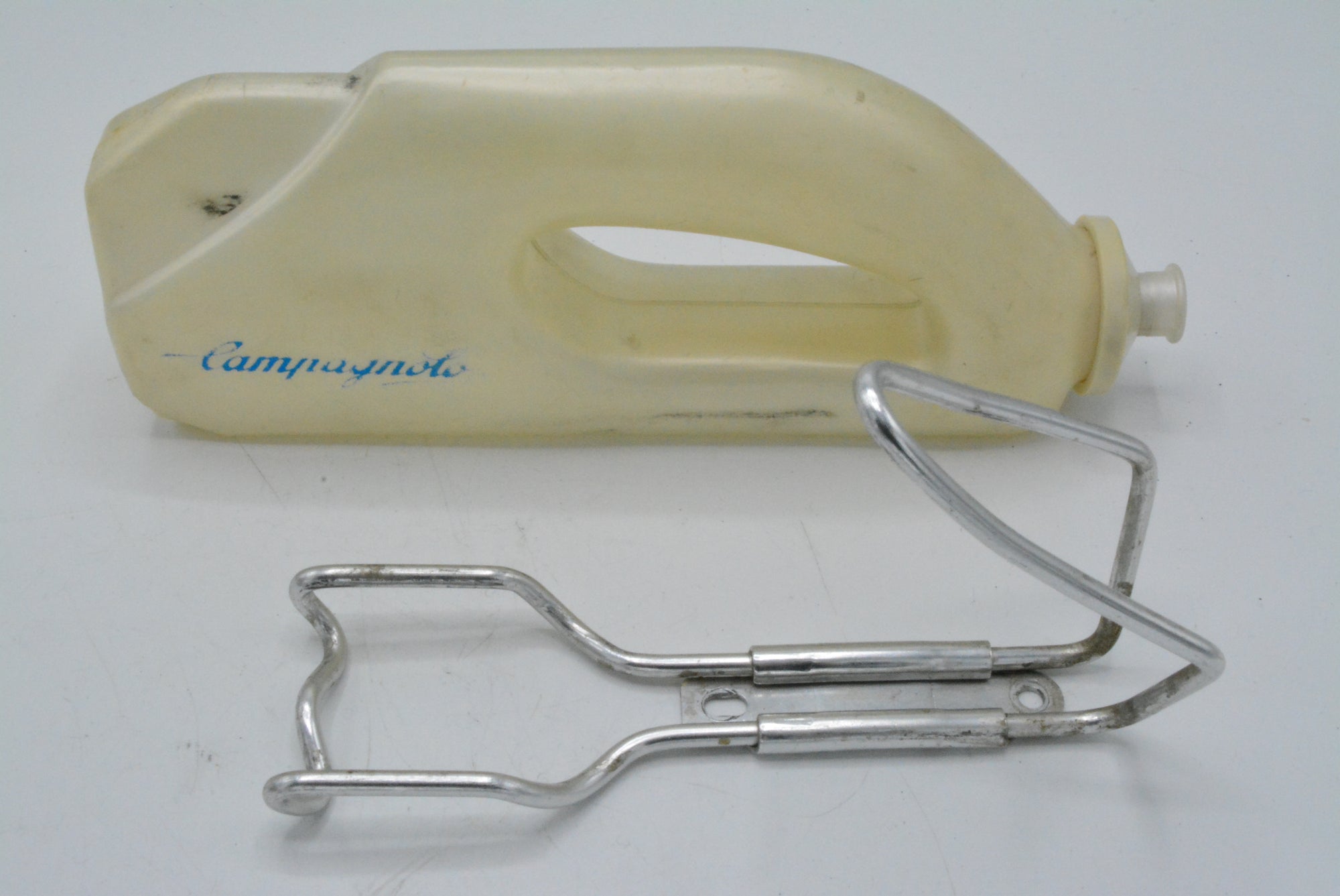 Campagnolo Trinkflasche Vintage Borraccia Biodinamica 500 mit Halterung Rennradflasche