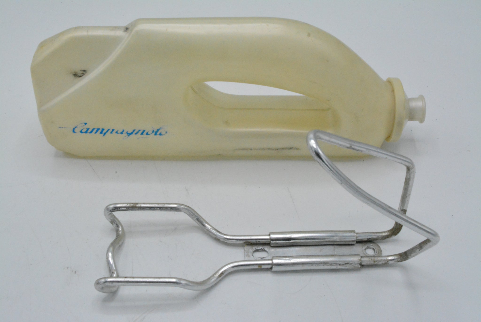 vintage trinkflasche rennrad Campagnolo Trinkflasche Vintage Borraccia Biodinamica 500 mit Halterun