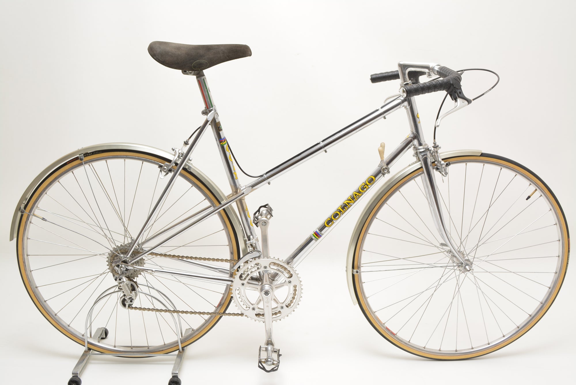 Colnago Donna 55cm Chrom Campagnolo Vintage Damen Rennrad