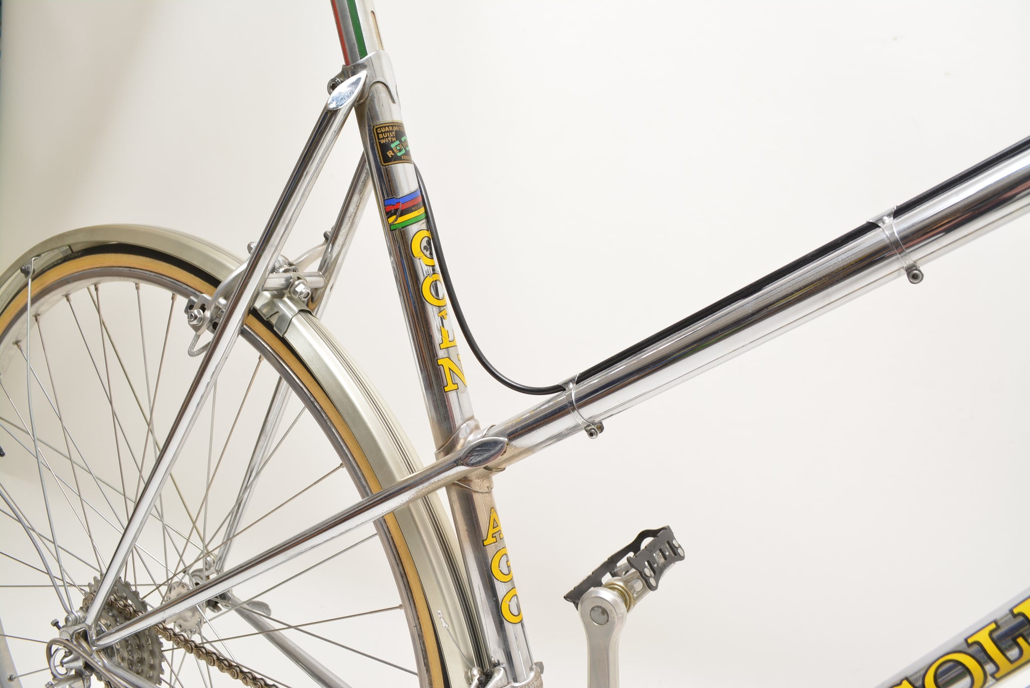 damen rennrad vintage Colnago Damen-Rennrad Donna 55cm Chrom Campagnolo Vintage Roadbike L'E