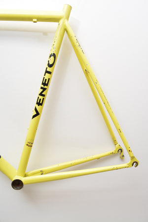 Cuadro de bicicleta de carretera Veneto Primer juego de cuadro de acero de 58 cm