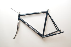 Cannondale R500 Rennradrahmen 52cm Aluminium Columbus "Icelandic Green" ohne Gabel