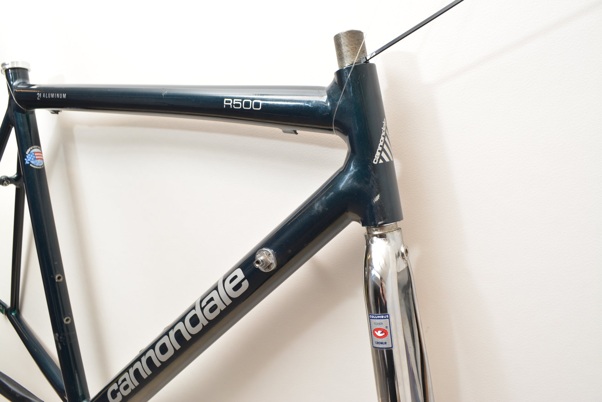 rennrad rahmen cannondale Cannondale R500 Rennradrahmen 52cm Aluminium Columbus "Icelandic Green