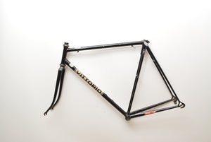 Vittorio Strada Rennradrahmen Schwarz 55cm stahl