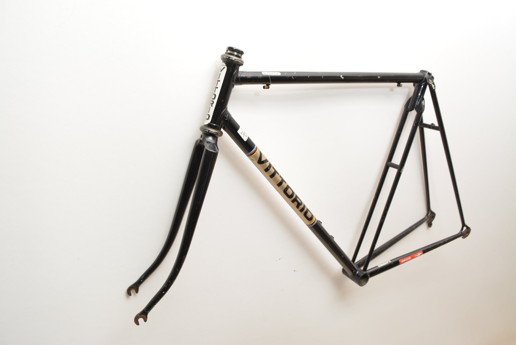 rahmen rennrad stahl Vittorio Strada Rennradrahmen Schwarz 55cm stahl