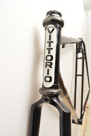 Vittorio Strada ロードバイク フレーム ブラック 55cm スチール
