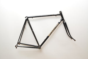 Vittorio Strada yol bisikleti iskeleti siyah 55cm çelik