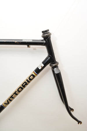 Vittorio Strada road bike frame black 55cm steel