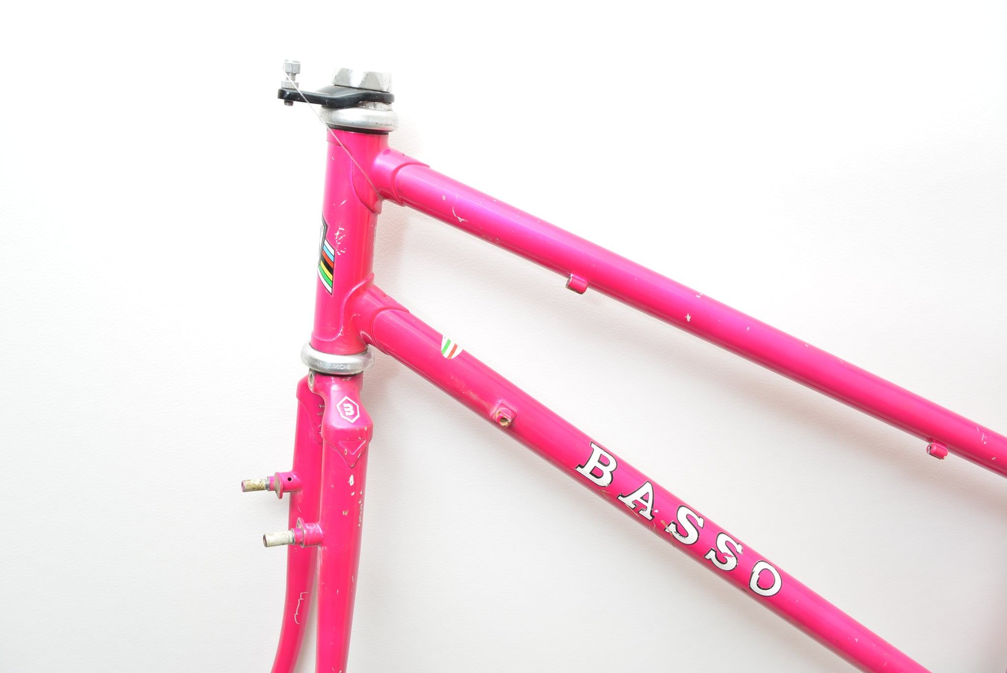 fahrradrahmen 46 cm Basso Damenrahmen Trekking 46cm SL Columbus Pink