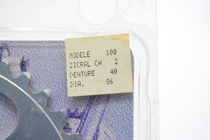 Stronglight 100 Kettenblatt 40 Zahn 86mm NOS