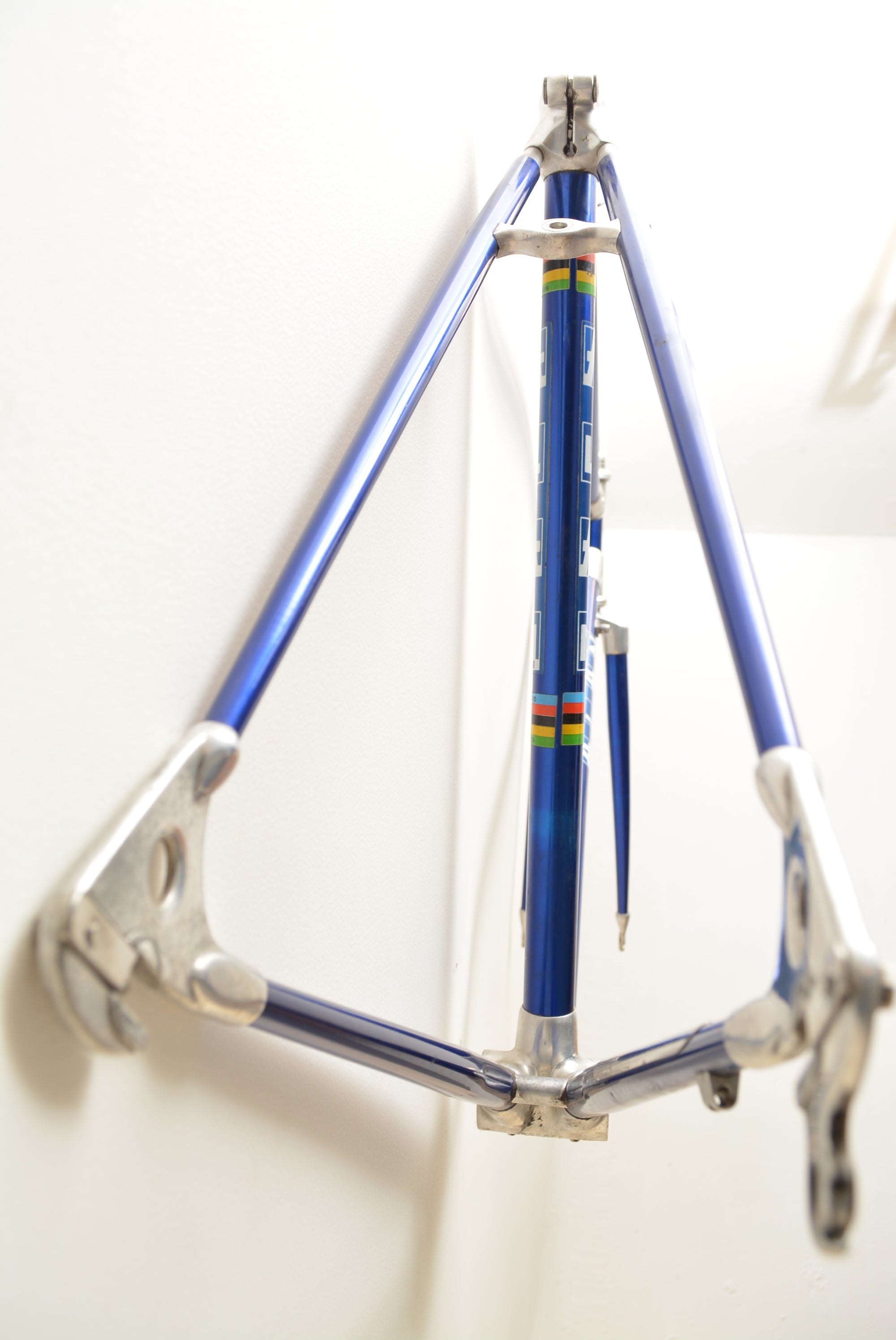 rennrad rahmen alu disc ALAN Super Record Rennradrahmen 52cm Campagnolo Steuersatz