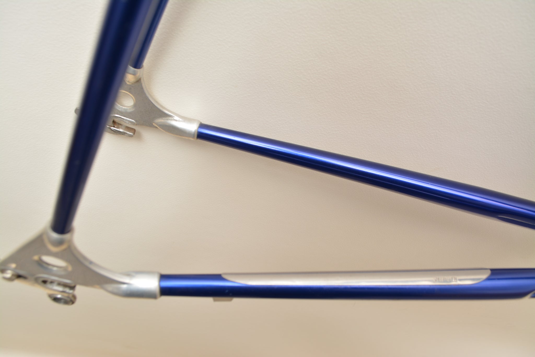 Cadre ALAN dural aluminium vintage cycling frame alloy size 54x54 Cadre ALAN dural aluminium vintage cycling frame alloy size 54x54