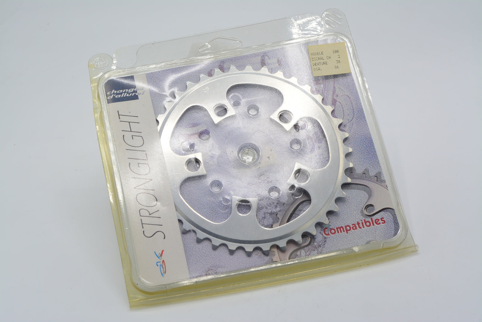 Stronglight 100 Kettenblatt 38 Zahn 86mm NOS
