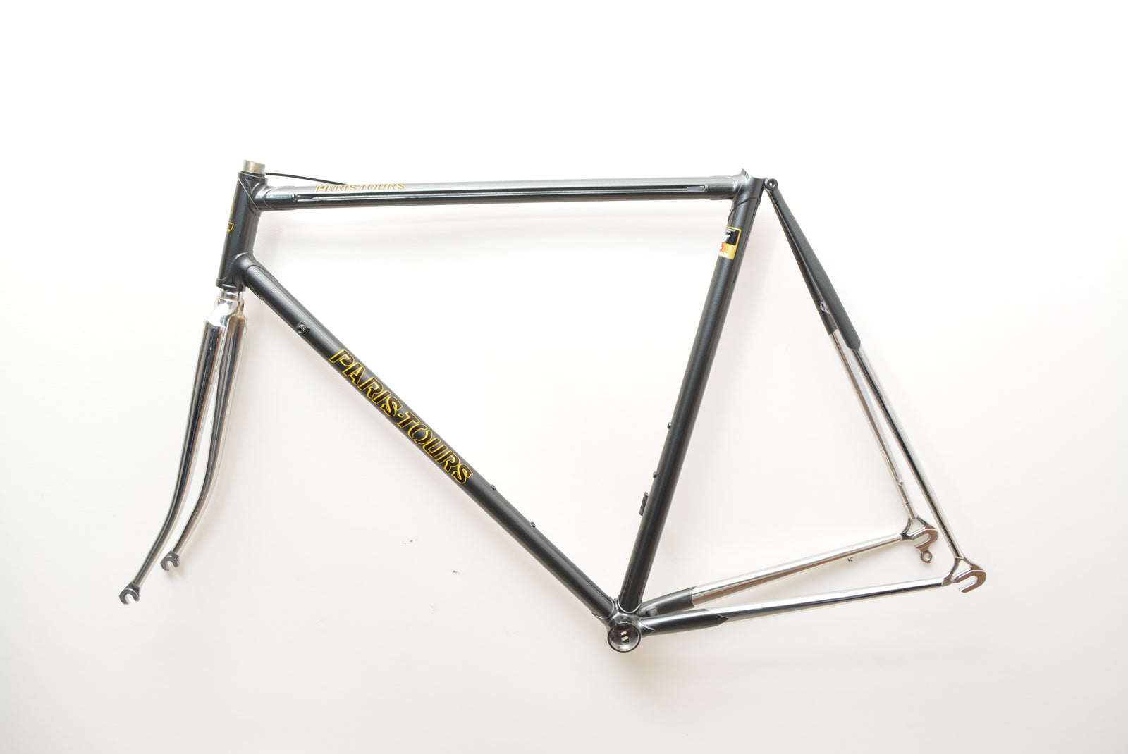 Paris-Tours Rennradrahmen 54 Columbus Air neu verchromt / lackiert
