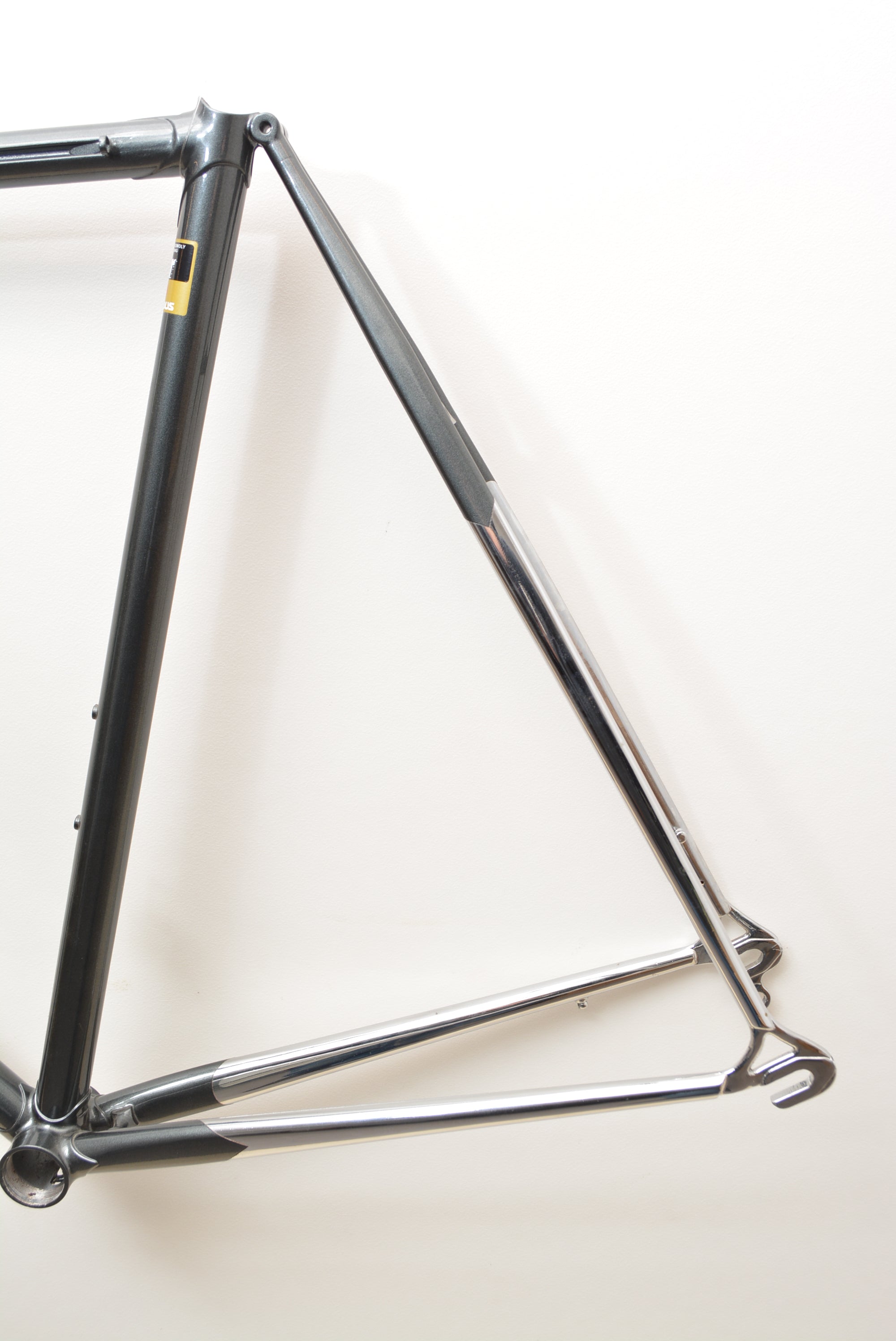 rennrad rahmen stahl neu Paris-Tours Rennradrahmen 54 Columbus Air neu verchromt / lackiert