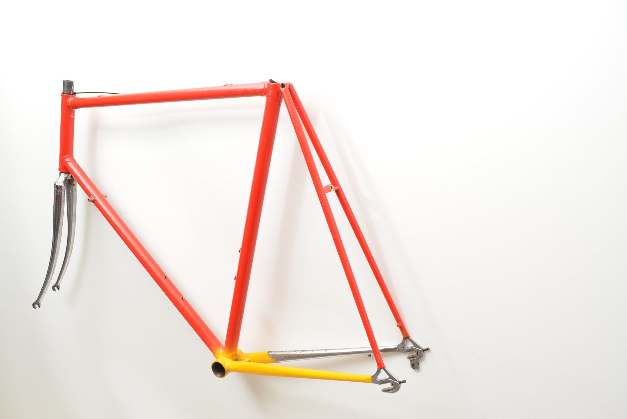 fahrradrahmen 61 cm Basso Loto Rosso Rennradrahmen 61cm Columbus