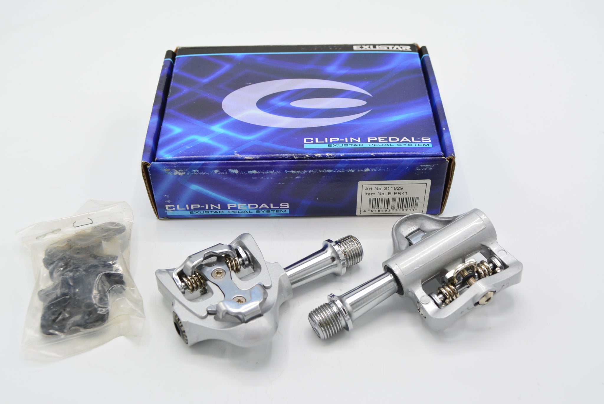 downhill pedale blau Exustar E-PR41 Clip-In Pedale NIB Rennrad MTB Downhill