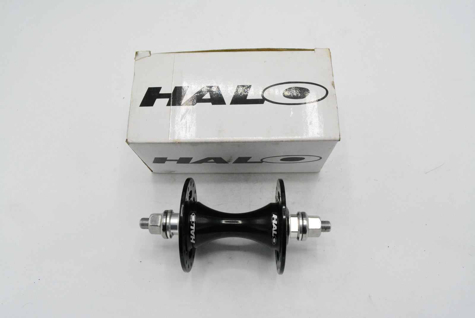 Halo Bahn Nabe Vorne NOS 32 Loch OVP Front hub