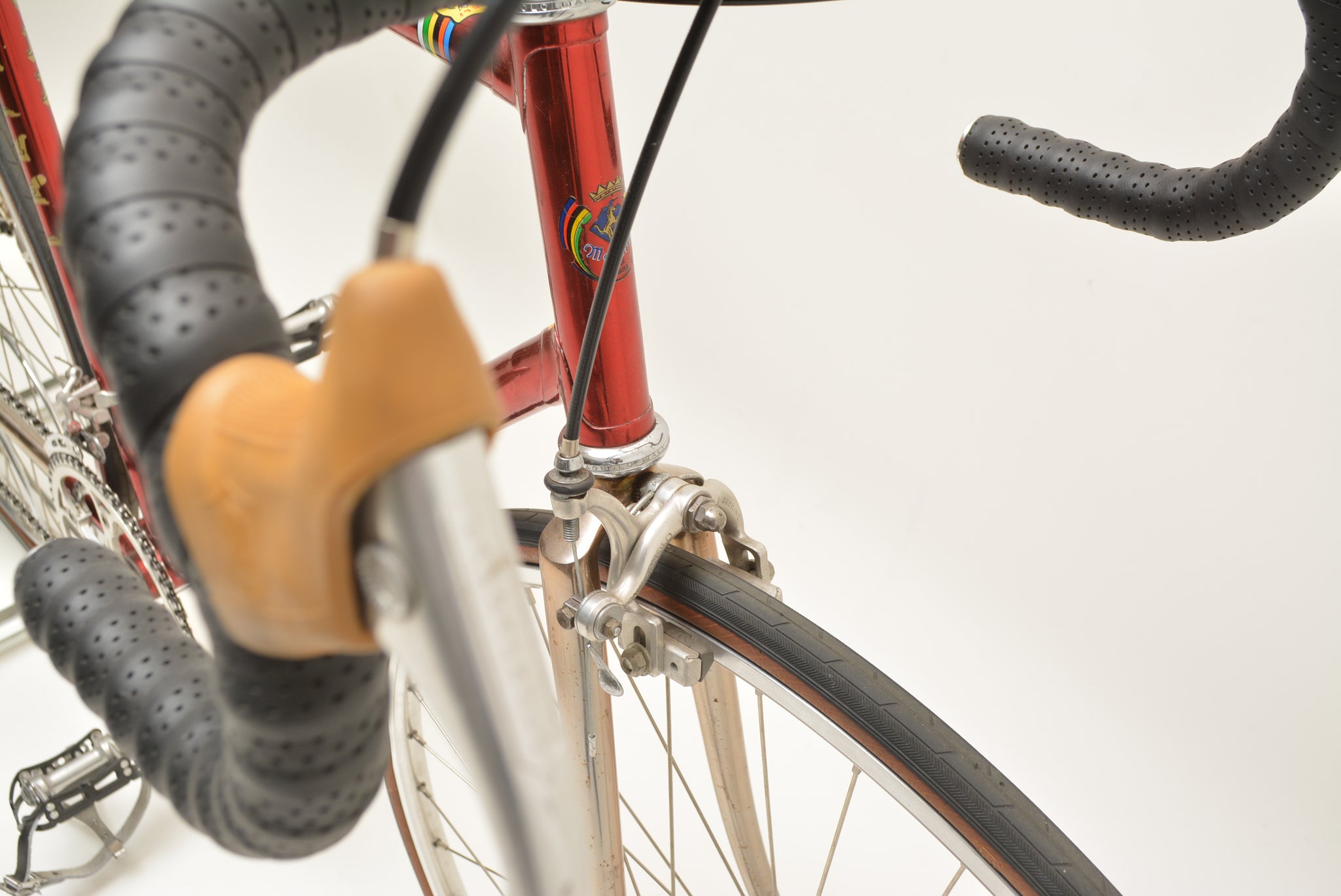 mondial rennrad Mondial Rennrad Cromovelato 58cm Campagnolo Nuovo Record Vintage Roadb