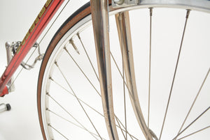 Vélo de route Mondial Cromovelato 58 cm Campagnolo Nuovo Record Vintage Roadbike L'eroica