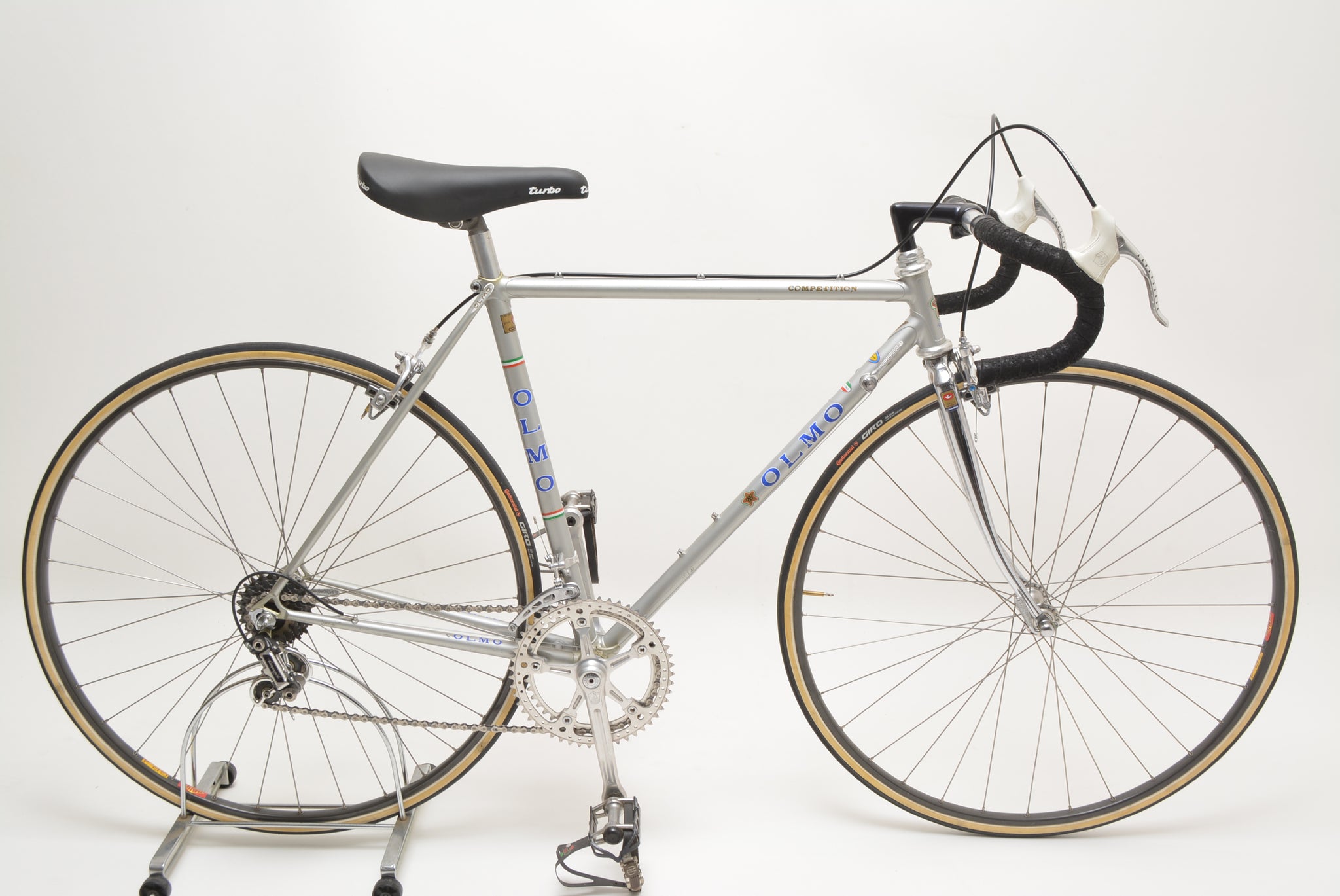 laufräder rennrad campagnolo Olmo Rennrad Competition 50cm Campagnolo Super Record Vintage Steelbik