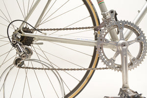 Olmo 赛车比赛 50​​XNUMX 厘米 Campagnolo Super Record 复古钢制自行车 L'Eroica