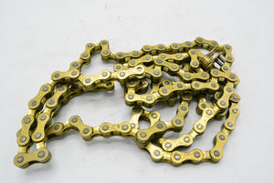 Cadena de bicicleta dorada Sedis 112 eslabones