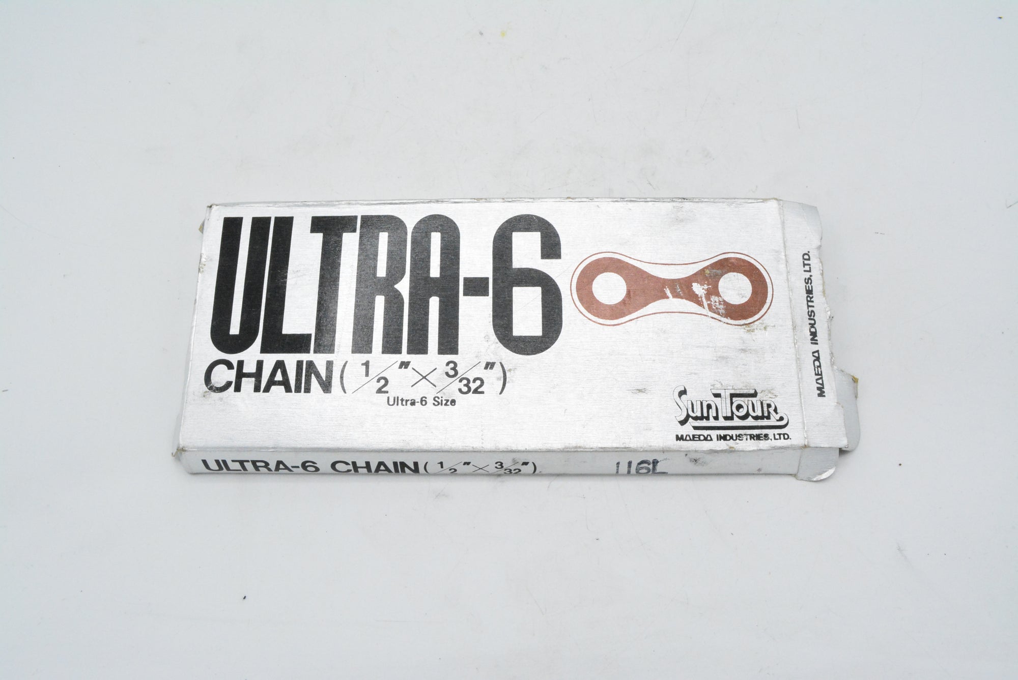 Vintage SunTour Ultra 6 Chain 1/2"x3/32" 116L NOS Chain mit OVP