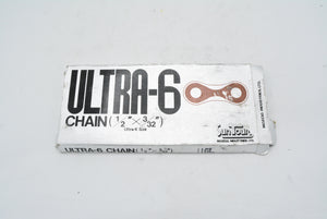 Винтажная цепь SunTour Ultra 6 1/2 x 3/32 дюйма 116L NOS в оригинальной упаковке