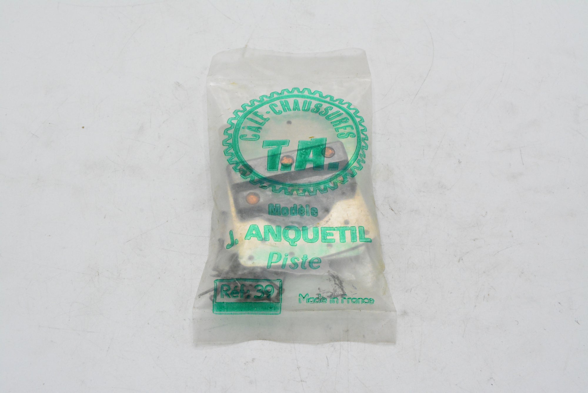 T.A. - Jacques Anquetil Pedalplatten Metall NOS Metal Cleats